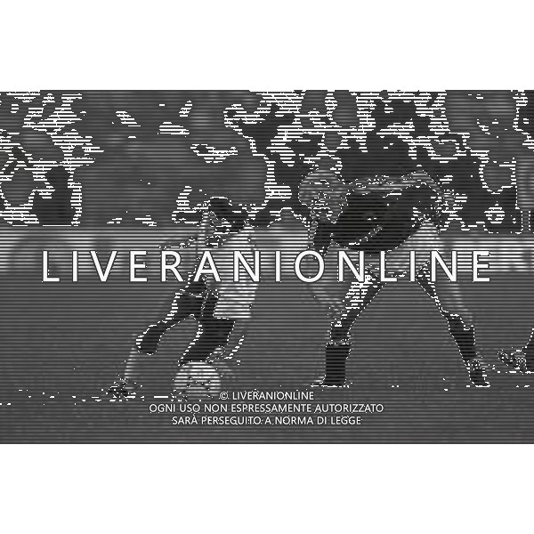 1988 AOSTA TORNEO CESARE BARETTI AMICHEVOLE FIORENTINA TORINO 4-1 NELLA FOTO STEFANO BORGONOVO E SILVANO BENEDETTI AG ALDO LIVERANI SAS