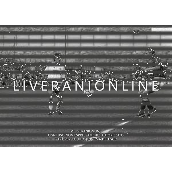 1988 AOSTA TORNEO CESARE BARETTI AMICHEVOLE FIORENTINA TORINO 4-1 NELLA FOTO STEFANO BORGONOVO E SILVANO BENEDETTI AG ALDO LIVERANI SAS