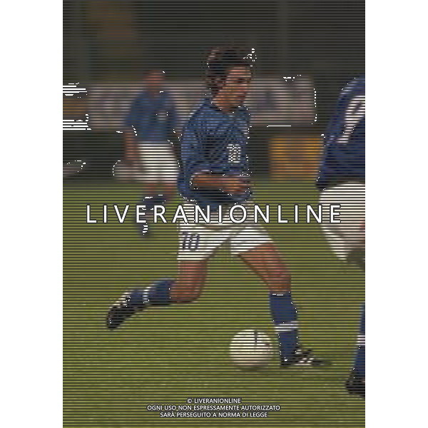 09-10-1998 CREMONA-ITALIA UNDER 21 SVIZZERA NELLA FOTO ANDREA PIRLO AG ALDO LIVERANI SAS