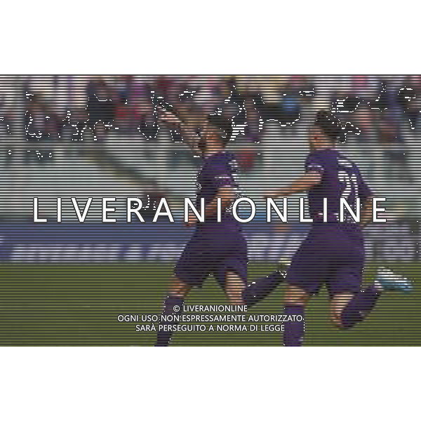 FIORENTINA - ATALANTA Ottavi di Finale di Coppa Italia 15/01/2020 nella foto: Esultanza Cutrone Patrik (acf Fiorentina) dopo il goal ©Claudio Zamagni/Agenzia Aldo Liverani Cutrone Patrik (acf Fiorentina) Celebrates after scoring a goal during during the Italian Cup match between AFC Fiorentina and Atalanta 1907 at Artemio Franchi Stadium, in Florence, Italy on 15 January 2020 photo credit by Claudio Zamagni/Aldo Liverani Photo Agency