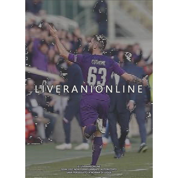 FIORENTINA - ATALANTA Ottavi di Finale di Coppa Italia 15/01/2020 nella foto: Esultanza Cutrone Patrik (acf Fiorentina) dolo il goal ©Claudio Zamagni/Agenzia Aldo Liverani Cutrone Patrik (acf Fiorentina) Celebrates after scoring a goal during during the Italian Cup match between AFC Fiorentina and Atalanta 1907 at Artemio Franchi Stadium, in Florence, Italy on 15 January 2020 photo credit by Claudio Zamagni/Aldo Liverani Photo Agency