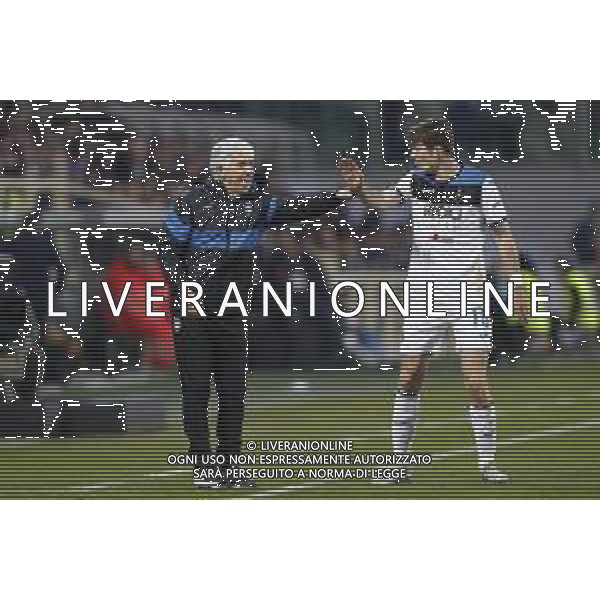 FIORENTINA - ATALANTA Ottavi di Finale di Coppa Italia 15/01/2020 nella foto: Mister Gasperini Gian Piero (Atalanta 1907) De Roon Marten (Atalanta 1907) ©Claudio Zamagni/Agenzia Aldo Liverani Mister Gasperini Gian Piero (Atalanta 1907) De Roon Marten (Atalanta 1907) during during the Italian Cup match between AFC Fiorentina and Atalanta 1907 at Artemio Franchi Stadium, in Florence, Italy on 15 January 2020 photo credit by Claudio Zamagni/Aldo Liverani Photo Agency