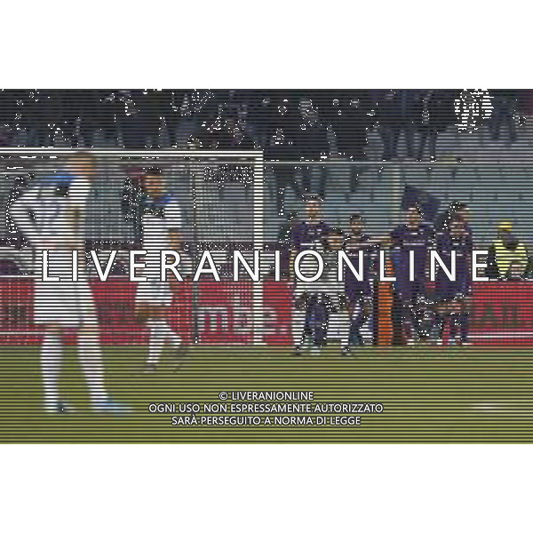 FIORENTINA - ATALANTA Ottavi di Finale di Coppa Italia 15/01/2020 nella foto: Esultanza fiorentina e delusione atalanta ©Claudio Zamagni/Agenzia Aldo Liverani during during the Italian Cup match between AFC Fiorentina and Atalanta 1907 at Artemio Franchi Stadium, in Florence, Italy on 15 January 2020 photo credit by Claudio Zamagni/Aldo Liverani Photo Agency