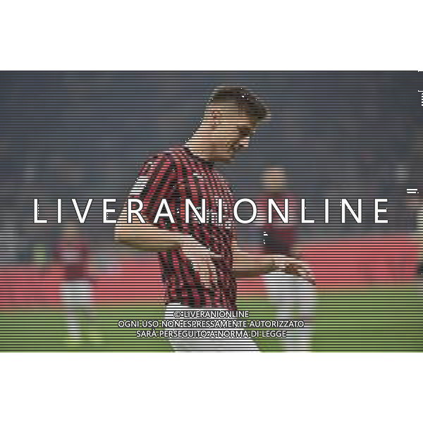 Krzysztof Piatek Milan vs Spal Coppa Italia - ottavi di finale Milano 15-01-2020 Stadio Giuseppe Meazza - San Siro foto Roberto Garavaglia - ag. Aldo Liverani sas/ AGENZIA ALDO LIVERANI SAS