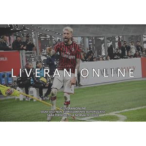 Esultanza di Samu Castillejo dopo il gol del 2 a 0 Milan Milan vs Spal Coppa Italia - ottavi di finale Milano 15-01-2020 Stadio Giuseppe Meazza - San Siro foto Roberto Garavaglia - ag. Aldo Liverani sas/ AGENZIA ALDO LIVERANI SAS