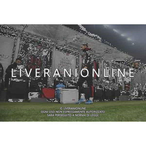 Zlatan Ibrahimovic in panchina Milan vs Spal Coppa Italia - ottavi di finale Milano 15-01-2020 Stadio Giuseppe Meazza - San Siro foto Roberto Garavaglia - ag. Aldo Liverani sas/ AGENZIA ALDO LIVERANI SAS