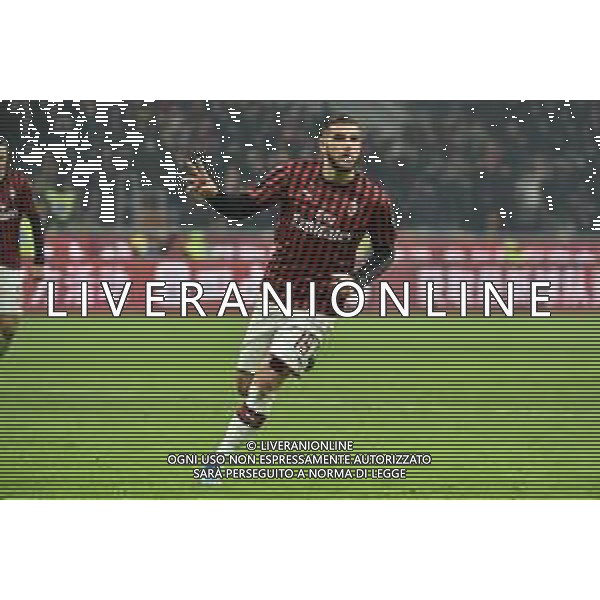 esultanza di Theo Hernandez dopo il gol del 3 a 0 Milan Milan vs Spal Coppa Italia - ottavi di finale Milano 15-01-2020 Stadio Giuseppe Meazza - San Siro foto Roberto Garavaglia - ag. Aldo Liverani sas/ AGENZIA ALDO LIVERANI SAS