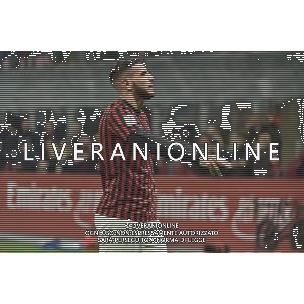 esultanza di Theo Hernandez dopo il gol del 3 a 0 Milan Milan vs Spal Coppa Italia - ottavi di finale Milano 15-01-2020 Stadio Giuseppe Meazza - San Siro foto Roberto Garavaglia - ag. Aldo Liverani sas/ AGENZIA ALDO LIVERANI SAS
