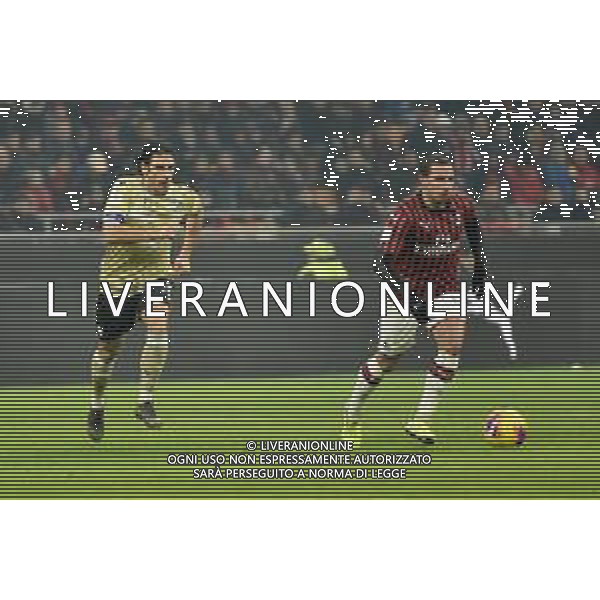 sergio Floccari e Ismael Bennacer Milan vs Spal Coppa Italia - ottavi di finale Milano 15-01-2020 Stadio Giuseppe Meazza - San Siro foto Roberto Garavaglia - ag. Aldo Liverani sas/ AGENZIA ALDO LIVERANI SAS