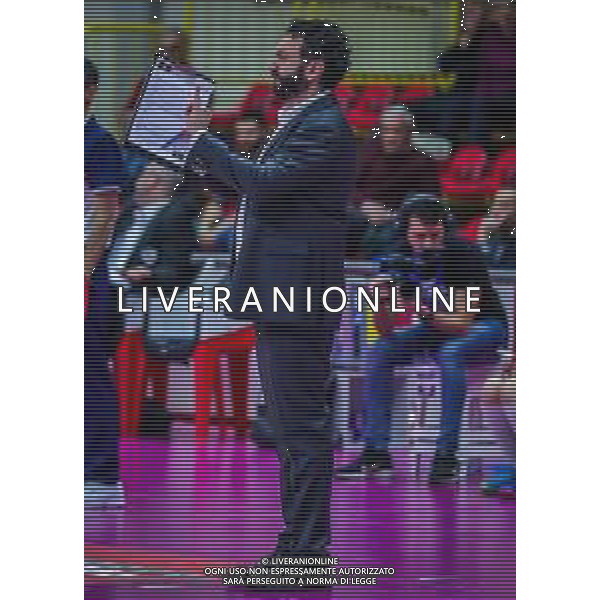 Campionato di Volley Serie A1 Femminile 2019/2020 Busto Arsizio, Italia 15/01/2020 Unet E-Work Busto Arsizio-Il Bisonte Firenze Nella foto: Lavarini Stefano allenatore (UYBA Unet E-Work Busto Arsizio) ©LM/Fabrizio Carabelli / AGENZIA ALDO LIVERANI SAS