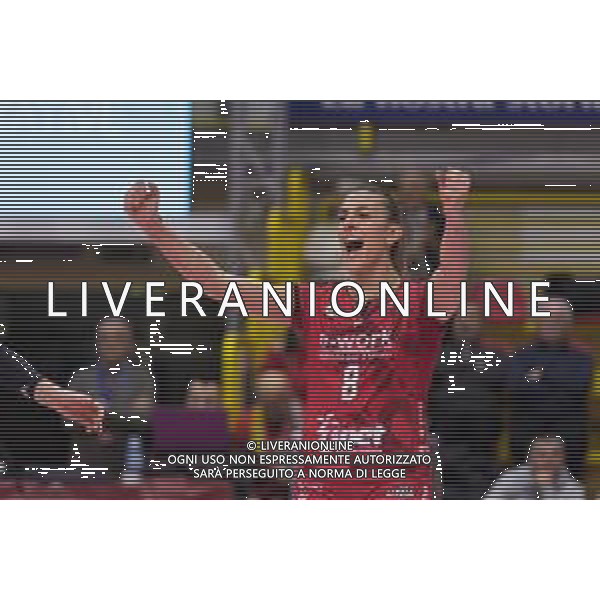 Campionato di Volley Serie A1 Femminile 2019/2020 Busto Arsizio, Italia 15/01/2020 Unet E-Work Busto Arsizio vs Il Bisonte Firenze Nella foto: esultanza di Alessia Orro UYBA - Unet E-Work Busto Arsizio ©LM/Elisa Calabrese / AGENZIA ALDO LIVERANI SAS