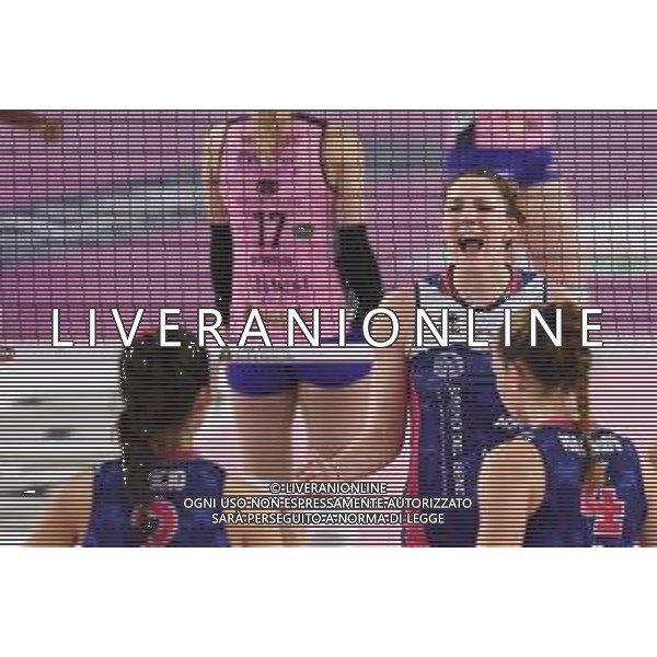 Campionato di Volley Serie A1 Femminile 2019/2020 Scandicci (FI), Italia 15/01/2020 Savino Del Bene Scandicci vs epiu Pomi Casalmaggiore Nella foto: Marina Lubian (Savino Del Bene Scandicci) esulta ©LM/ Lisa Guglielmi / AGENZIA ALDO LIVERANI SAS