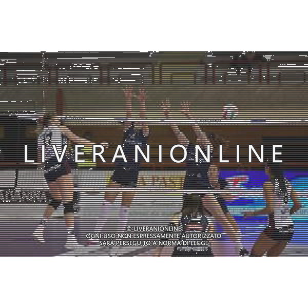 Campionato di Volley Serie A1 Femminile 2019/2020 Jesi (AN), Italia 15/01/2020 Lardini Filottrano vs Zanetti Bergamo Nella foto: Schiacciata Loda Sara (Zanetti Bergamo) ©LM/ Roberto Bartomeoli / AGENZIA ALDO LIVERANI SAS