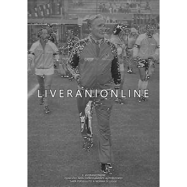 30-06-1985 MILANO FINALE DI COPPA ITALIA ANDATA MILAN SAMPDORIA 0-1 NELLA FOTO NILS LIEDHOLM ALLENATORE MILAN AG ALDO LIVERANI SAS