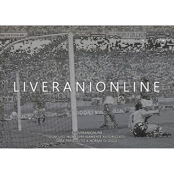30-06-1985 MILANO FINALE DI COPPA ITALIA ANDATA MILAN SAMPDORIA 0-1 NELLA FOTO GOAL SAMPDORIA AG ALDO LIVERANI SAS