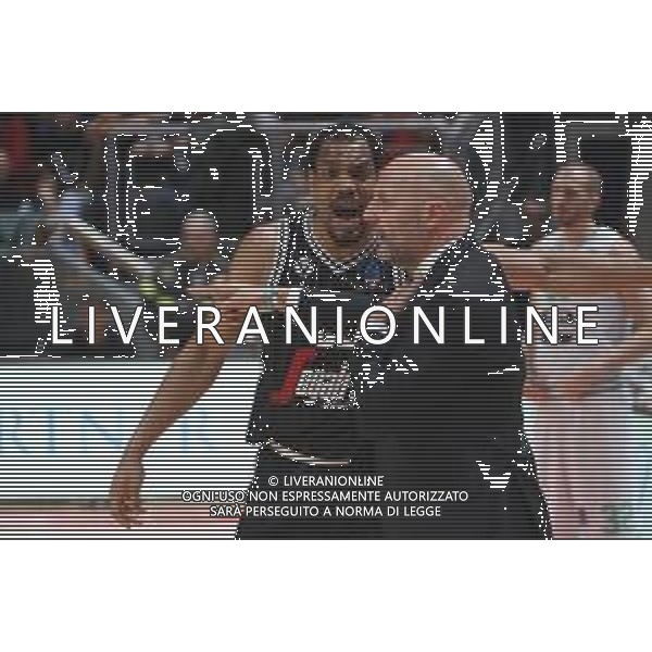 Basket EuroCup 2019/2020 Bologna, Italia 15/01/2020 Segafredo Virtus Bologna vs Darussafaka Tekfen Istanbul Nella foto: Vince Hunter (Virtus Segafredo Bologna) e Aleksandar Djordjevic, allenatore Virtus Segafredo Bologna ©LM/ Michele Nucci / AGENZIA ALDO LIVERANI SAS
