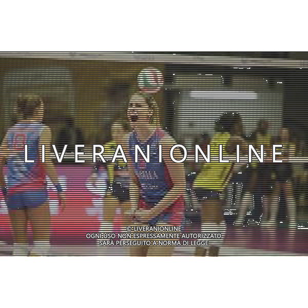 Campionato di Volley Serie A1 Femminile 2019/2020 Monza, Italia 15/01/2020 Saugella Monza vs Imoco Volley Conegliano Nella foto: Saugella monza - Imoco volley conegliano heyrman ©LM Mattia Martegani / AGENZIA ALDO LIVERANI SAS