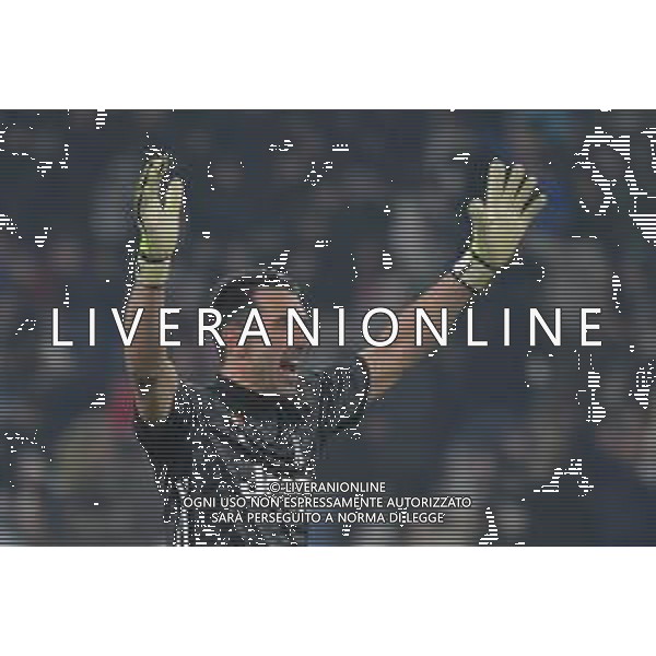 Torino 15.01.2020 Stadio Allianz Stadium ©Alessandro Falzone/Agenzia Aldo Liverani 15.01.2020 Ottavi di Coppa Italia Juventus vs Udinese 2019-20120 Nella foto : GIANLUIGI BUFFON ESULTANZA © / AGENZIA ALDO LIVERANI SAS