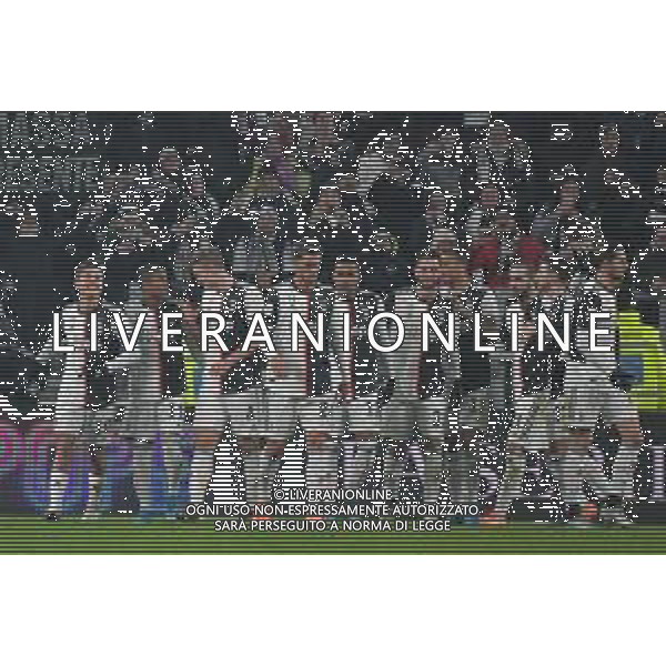 Torino 15.01.2020 Stadio Allianz Stadium ©Alessandro Falzone/Agenzia Aldo Liverani 15.01.2020 Ottavi di Coppa Italia Juventus vs Udinese 2019-20120 Nella foto : esultanza giocatori juventus © / AGENZIA ALDO LIVERANI SAS