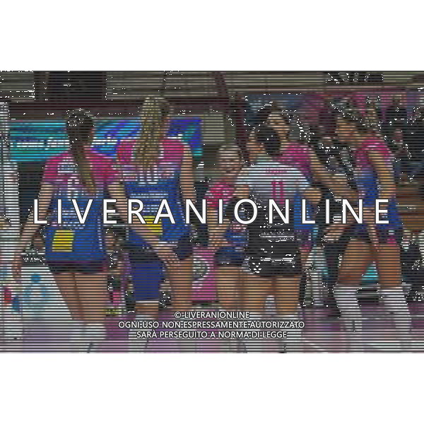 Campionato di Volley Serie A1 Femminile 2019/2020 Novara, Italia 15/01/2020 Igor Gorgonzola Novara-Bosca S.Bernardo Cuneo Nella foto: Esultanza Igor Gorgonzola Novara FOTO SALVO BARBAGALLO-ALESSIO MARINI-AG ALDO LIVERANI SAS