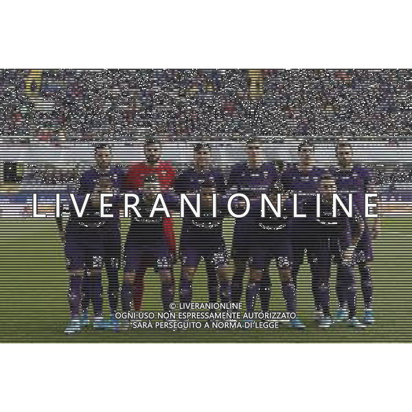 FIORENTINA - ATALANTA Ottavi di Finale di Coppa Italia 15/01/2020 nella foto: formazione della fiorentina ©Claudio Zamagni/Agenzia Aldo Liverani lineup of fiorentina during during the Italian Cup match between AFC Fiorentina and Atalanta 1907 at Artemio Franchi Stadium, in Florence, Italy on 15 January 2020 photo credit by Claudio Zamagni/Aldo Liverani Photo Agency/ AGENZIA ALDO LIVERANI SAS