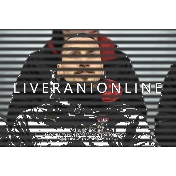 Zlatan Ibrahimovic (Milan) Milan vs Spal Coppa Italia - ottavi di finale Milano 15-01-2020 Stadio Giuseppe Meazza - San Siro foto Roberto Garavaglia - ag. Aldo Liverani sas/ AGENZIA ALDO LIVERANI SAS
