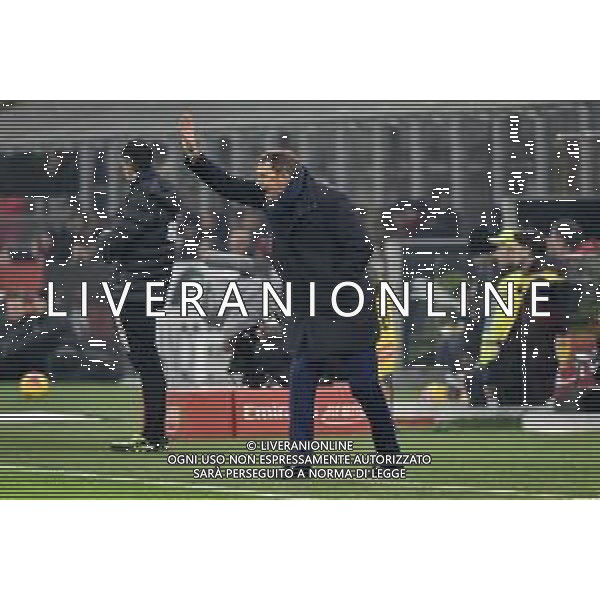 Leonardo Semplici allenatore Spal Milan vs Spal Coppa Italia - ottavi di finale Milano 15-01-2020 Stadio Giuseppe Meazza - San Siro foto Roberto Garavaglia - ag. Aldo Liverani sas/ AGENZIA ALDO LIVERANI SAS