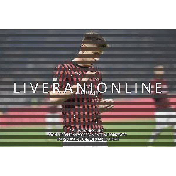 Krzysztof Piatek (Milan) Milan vs Spal Coppa Italia - ottavi di finale Milano 15-01-2020 Stadio Giuseppe Meazza - San Siro foto Roberto Garavaglia - ag. Aldo Liverani sas/ AGENZIA ALDO LIVERANI SAS