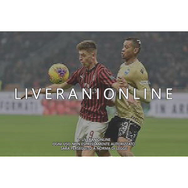 Krzysztof Piatek (Milan) SX Igor (Spal) DX Milan vs Spal Coppa Italia - ottavi di finale Milano 15-01-2020 Stadio Giuseppe Meazza - San Siro foto Roberto Garavaglia - ag. Aldo Liverani sas/ AGENZIA ALDO LIVERANI SAS