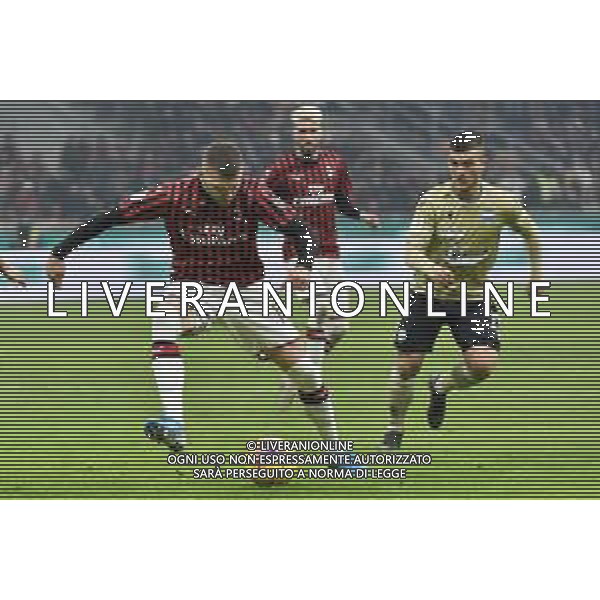 Ante Rebic (Milan) e sulla DX Gabriel Strefezza (Spal) Milan vs Spal Coppa Italia - ottavi di finale Milano 15-01-2020 Stadio Giuseppe Meazza - San Siro foto Roberto Garavaglia - ag. Aldo Liverani sas/ AGENZIA ALDO LIVERANI SAS