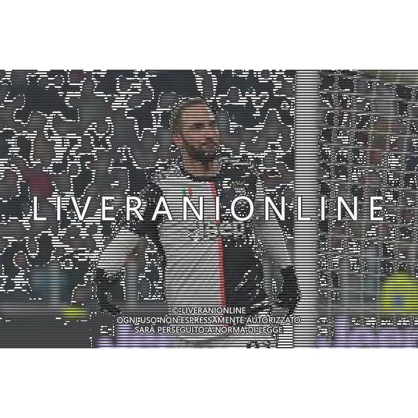 Torino 15.01.2020 Stadio Allianz Stadium ©Alessandro Falzone/Agenzia Aldo Liverani 15.01.2020 Ottavi di Coppa Italia Juventus vs Udinese 2019-20120 Nella foto : ESULTANZA GOL DI GONZALO HIGUAIN ©/ AGENZIA ALDO LIVERANI SAS