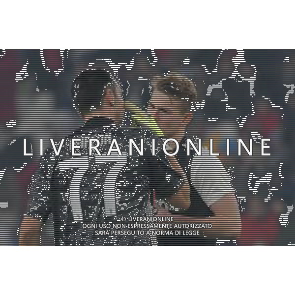 Torino 15.01.2020 Stadio Allianz Stadium ©Alessandro Falzone/Agenzia Aldo Liverani 15.01.2020 Ottavi di Coppa Italia Juventus vs Udinese 2019-20120 Nella foto : MATTHIJS DE LIGT-GIANLUIGI BUFFON ©/ AGENZIA ALDO LIVERANI SAS