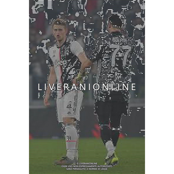 Torino 15.01.2020 Stadio Allianz Stadium ©Alessandro Falzone/Agenzia Aldo Liverani 15.01.2020 Ottavi di Coppa Italia Juventus vs Udinese 2019-20120 Nella foto : MATTHIJS DE LIGT-GIANLUIGI BUFFON ©/ AGENZIA ALDO LIVERANI SAS