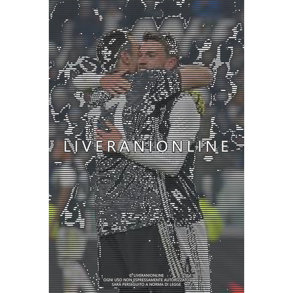 Torino 15.01.2020 Stadio Allianz Stadium ©Alessandro Falzone/Agenzia Aldo Liverani 15.01.2020 Ottavi di Coppa Italia Juventus vs Udinese 2019-20120 Nella foto : GIANLUIGI BUFFON-DANIELE RUGANI ©/ AGENZIA ALDO LIVERANI SAS