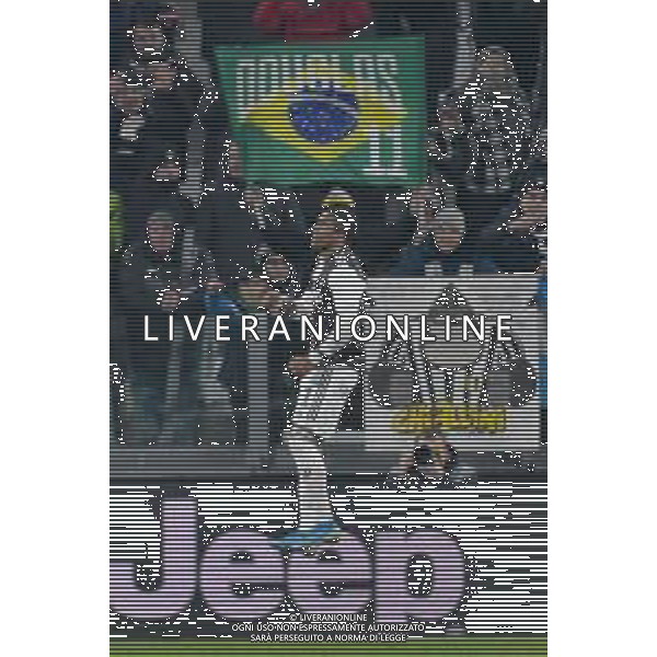 Torino 15.01.2020 Stadio Allianz Stadium ©Alessandro Falzone/Agenzia Aldo Liverani 15.01.2020 Ottavi di Coppa Italia Juventus vs Udinese 2019-20120 Nella foto : ESULTANZA GOL DI DOUGLAS COSTA ©/ AGENZIA ALDO LIVERANI SAS