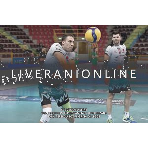 Campionato di Volley Superlega Serie A 2019/2020 Verona, Italia 16/01/2020 Calzedonia Verona - Sir Safety Perugia Nella foto: Aleksandar Atanasijevic; nato 4/09/1991; Ruolo Opposto; Sir Safety Perugia Volley ©LM/Giancarlo Dalla Riva / AGENZIA ALDO LIVERANI SAS
