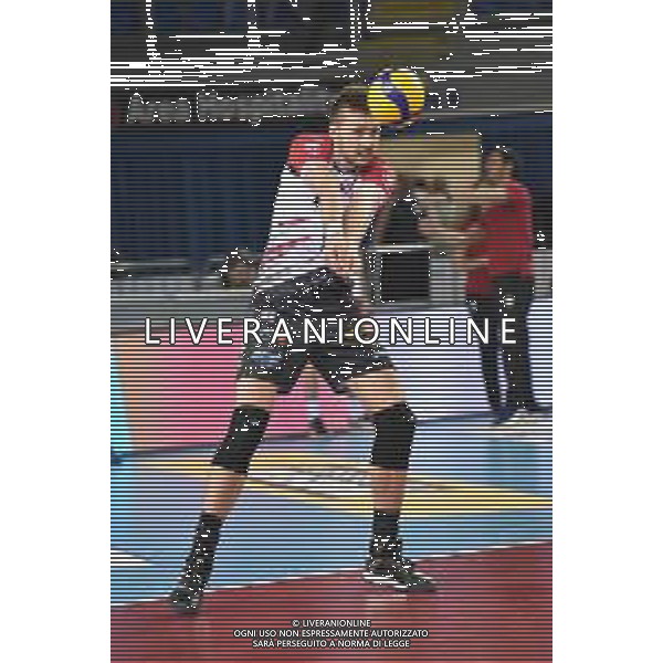 Campionato di Volley Superlega Serie A 2019/2020 Civitanova, Italia 16/01/2020 Cucine Lube Civitanova - Allianz Milano Nella foto: Bieniek Mateusz (Cucine Lube Civitanova) ©LM/Roberto Bartomeoli / AGENZIA ALDO LIVERANI SAS