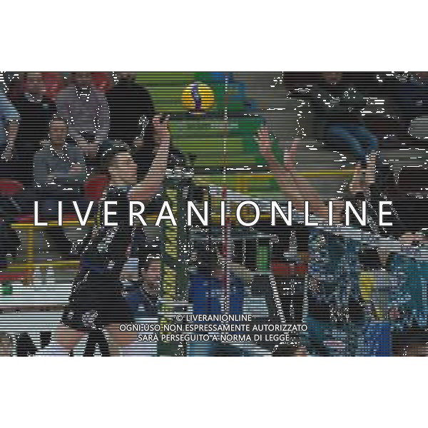 Campionato di Volley Superlega Serie A 2019/2020 Verona, Italia 16/01/2020 Calzedonia Verona - Sir Safety Perugia Nella foto: Asparuh Asparuhow (8) Calzedonia Verona ©LM/Roberto Tommasini / AGENZIA ALDO LIVERANI SAS