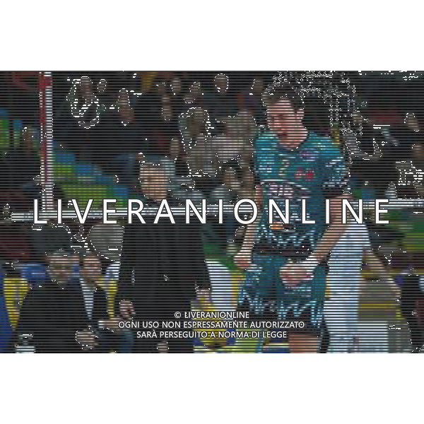 Campionato di Volley Superlega Serie A 2019/2020 Verona, Italia 16/01/2020 Calzedonia Verona - Sir Safety Perugia Nella foto: Esultanza di Fabio Ricci (2) Sir safety Conad Perugia ©LM/Roberto Tommasini / AGENZIA ALDO LIVERANI SAS