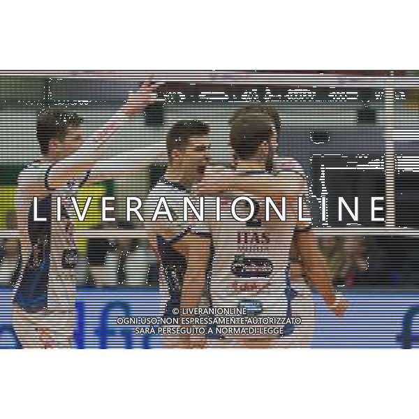Campionato di Volley Superlega Serie A 2019/2020 Monza, Italia 16/01/2020 Vero Volley Monza - Itas Trentino Nella foto: esultanza (Itas Trentino) ©LM/Elisa Calabrese / AGENZIA ALDO LIVERANI SAS