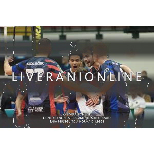 Campionato di Volley Superlega Serie A 2019/2020 Monza, Italia 16/01/2020 Vero Volley Monza - Itas Trentino Nella foto: esultanza (Vero Volley Monza) ©LM/Elisa Calabrese / AGENZIA ALDO LIVERANI SAS