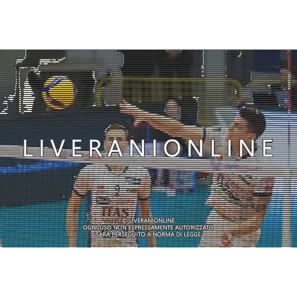 Campionato di Volley Superlega Serie A 2019/2020 Monza, Italia 16/01/2020 Vero Volley Monza - Itas Trentino Nella foto: schiacciata di Klemen Cebulj (Itas Trentino) ©LM/Elisa Calabrese / AGENZIA ALDO LIVERANI SAS