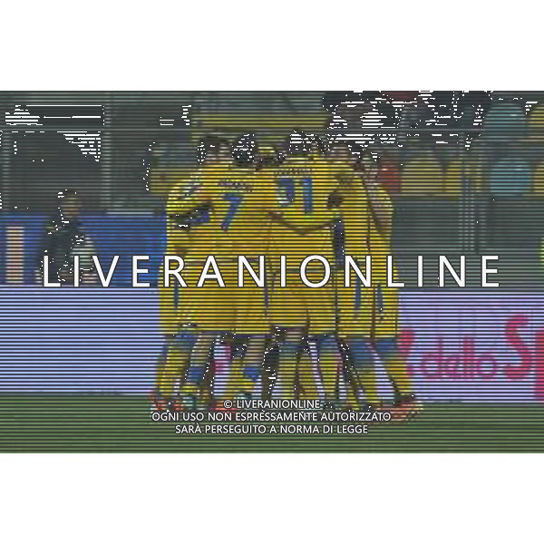 Frosinone vs Pordenone Campionato Serie B - 20 giornata Stadio Benito Stirpe - Frosinone 17-01-2020 nella foto Esultanza Frosinone ©Federico Gaetano / AGENZIA ALDO LIVERANI SAS