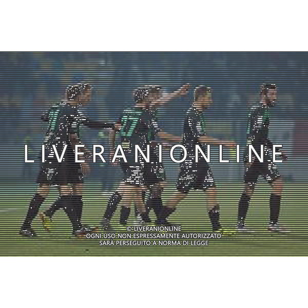 Frosinone vs Pordenone Campionato Serie B - 20 giornata Stadio Benito Stirpe - Frosinone 17-01-2020 nella foto Esultanza Pordenone ©Federico Gaetano / AGENZIA ALDO LIVERANI SAS