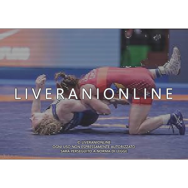 Lotta Rome, Italia 17/01/2020 1° Ranking Series International Tournament - Day3 Nella foto: Oksana Livach (Ukraine) vs Whitney Conder (USA) category WW 50 kg FOTO LUIGI MARIANI-ALESSIO MARINI-AG ALDO LIVERANI SAS
