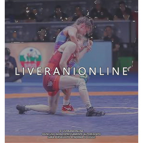 Lotta Rome, Italia 17/01/2020 1° Ranking Series International Tournament - Day3 Nella foto: Sarah Ann Hildebrandt (USA) vs Emilia Alina Vuc (Romania) category 50 kg FOTO LUIGI MARIANI-ALESSIO MARINI-AG ALDO LIVERANI SAS