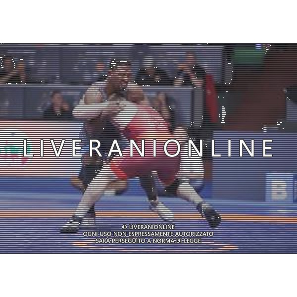 Lotta Rome, Italia 17/01/2020 1° Ranking Series International Tournament - Day3 Nella foto: Abraham de Jesus Conyedo Ruano (Italy) category FS 97 kg FOTO LUIGI MARIANI-ALESSIO MARINI-AG ALDO LIVERANI SAS