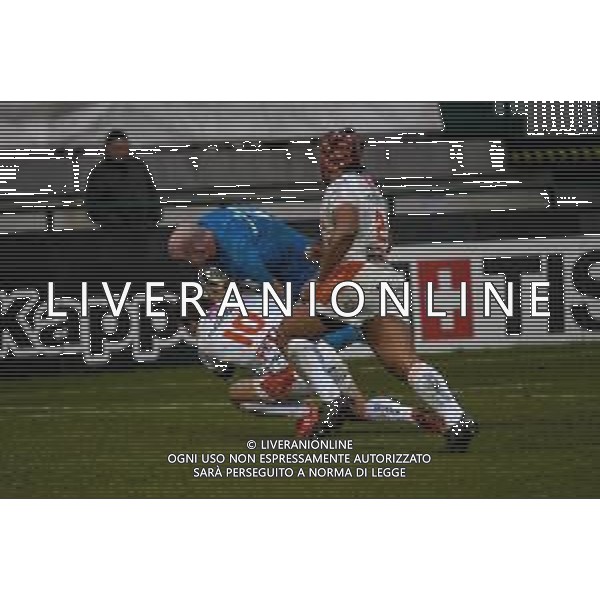 Rugby Heineken Champions Cup 2019/2020 Treviso, Italia 18/01/2020 Benetton Treviso vs Leinster Rugby Nella foto: Devin Toner (Leinster) placcato da Ian Keatley (Treviso) FOTO ETTORE GRIFFONI-ALESSIO MARINI-AG ALDO LIVERANI SAS