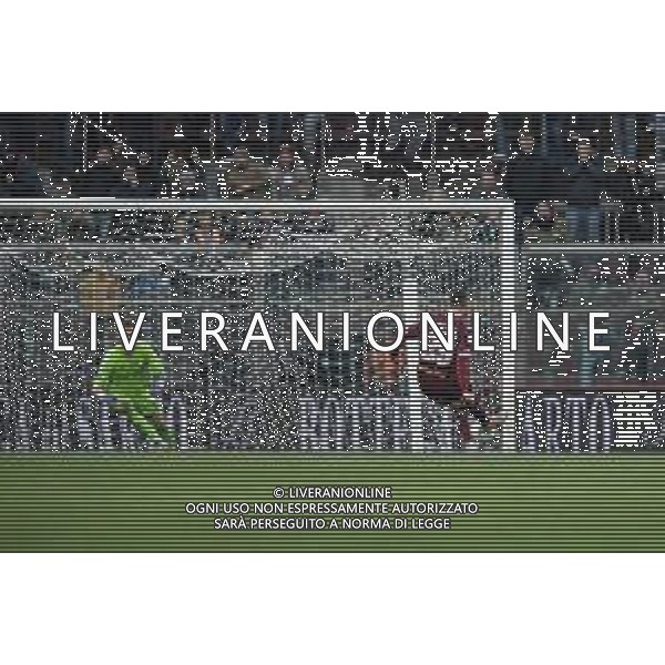 Campionato di Calcio Serie B 2019/2020 Livorno, Italia 18/01/2020 Livorno vs Virtus Entella Nella foto: Michele Rocca (Livorno) segna il gol del 3-0 su calcio di rigore FOTO MATTEO PAPINI-ALESSIO MARINI-AG ALDO LIVERANI SAS