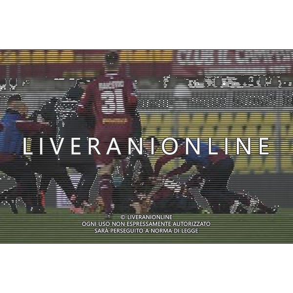 Campionato di Calcio Serie B 2019/2020 Livorno, Italia 18/01/2020 Livorno vs Virtus Entella Nella foto: L\'esultanza di Manuel Marras (Livorno Calcio) dopo il gol del 4-3 FOTO MATTEO PAPINI-AG ALESSIO MARINI-AG ALDO LIVERANI SAS